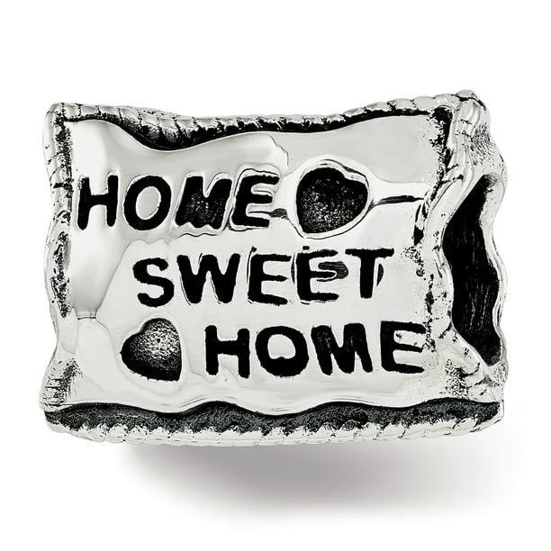 Sterling Silver Reflections House Bead 